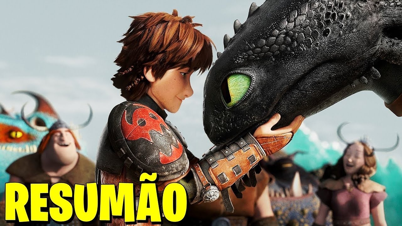 Como Treinar o Seu Dragão: A História dos 3 Filmes em 1 Vídeo!