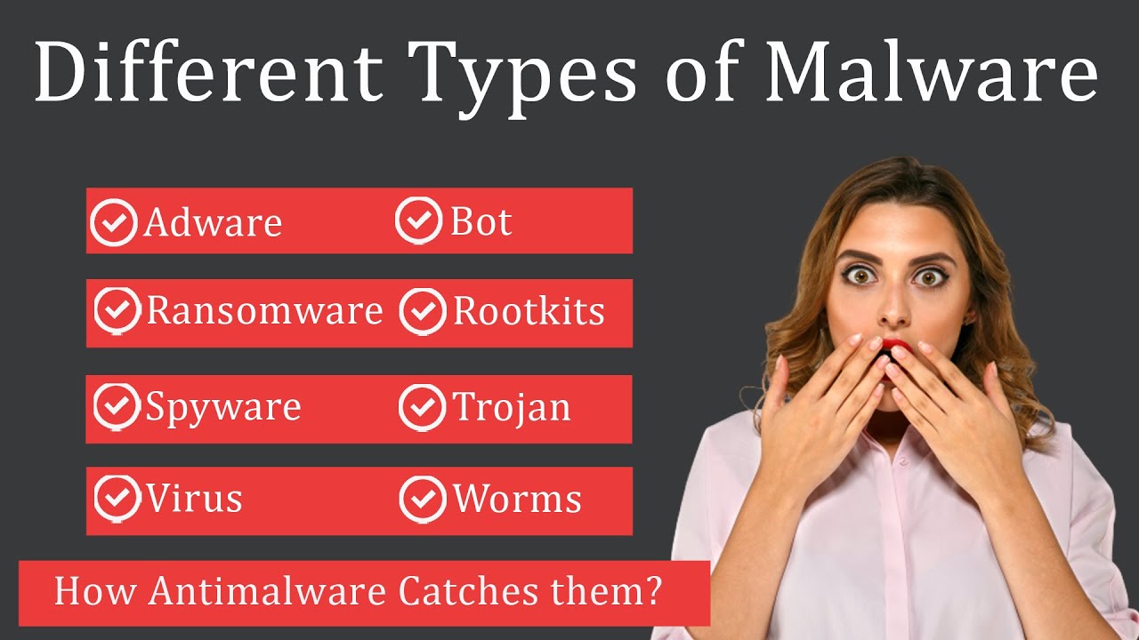 Different Types of Malware Explained | How does Anti-malware Detects them