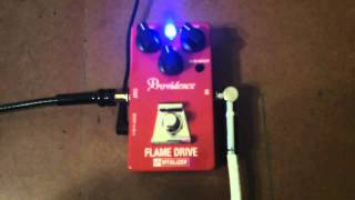 Video thumbnail for Providence Flame Drive (Free The Tone) by Vintage Stompboxes