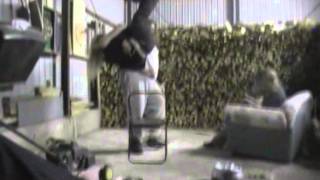Sidewalk Slam Through Chair, On The Floor | Ghetto Wrestling Organization
