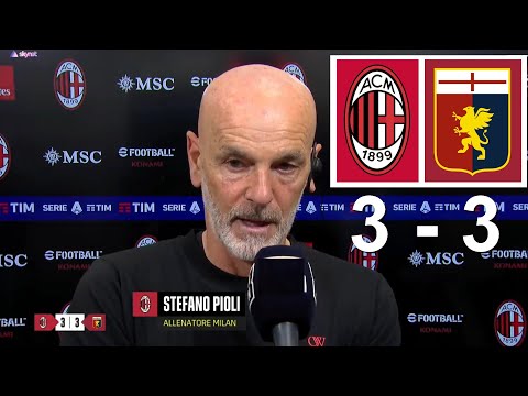 Stefano Pioli Intervista Post Milan 3 vs 3 Genoa 05/05/2024