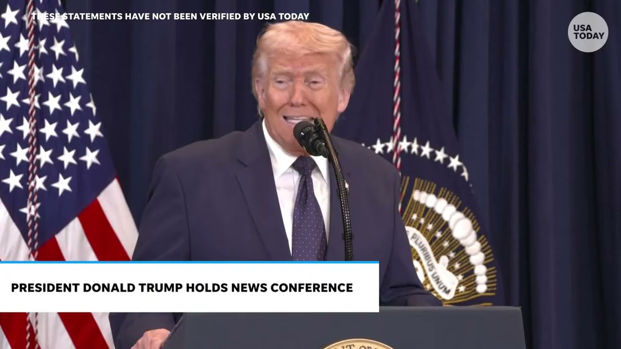 Full Trump press conference reaction to Mojtaba Khamenei as new supreme leader and Iran war updates