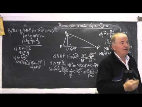 Lectia 929 Teorema lui Pitagora, Catetei, Inaltimii Functii trigonometrice: sin cos tg ctg - Clasa 7