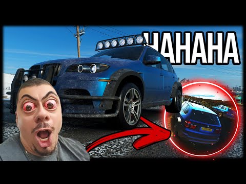 Forza Horizon 4 - JOGUEI o ZOIOOGAMER de um PENHASCO