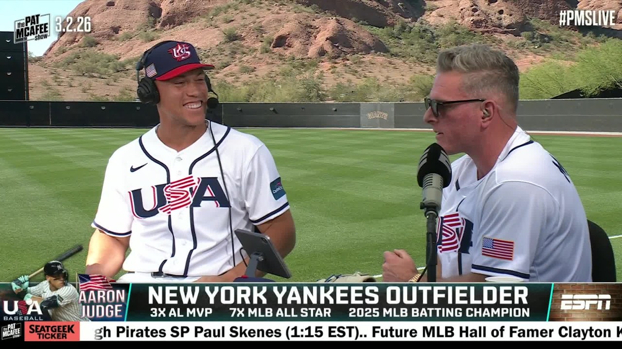 Aaron Judge on the difference between playing on the Yankees vs. Team USA 👀 | The Pat McAfee Show