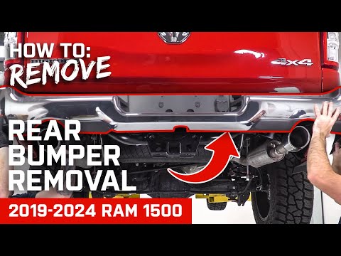 How to Remove Stock Rear Bumper | 2019+ RAM 1500