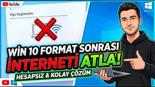 Windows 10 Format Sonrası İnternet İstiyor! (İnternetsiz Kurulum & Hesapsız Geçme) [2026]