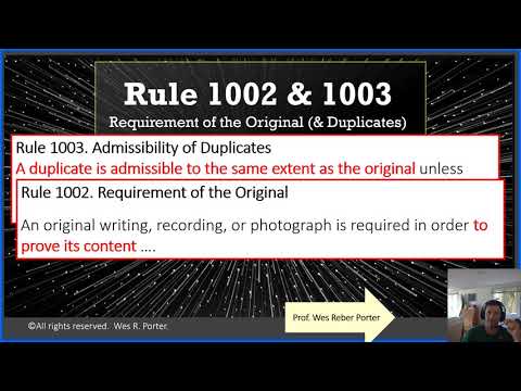 Best Evidence Rule | Community Health