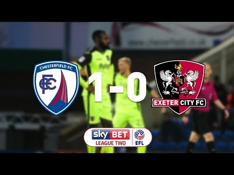 Chesterfield 1 Exeter City 0 (18/11/17) EFL Sky Bet League 2 Highlights