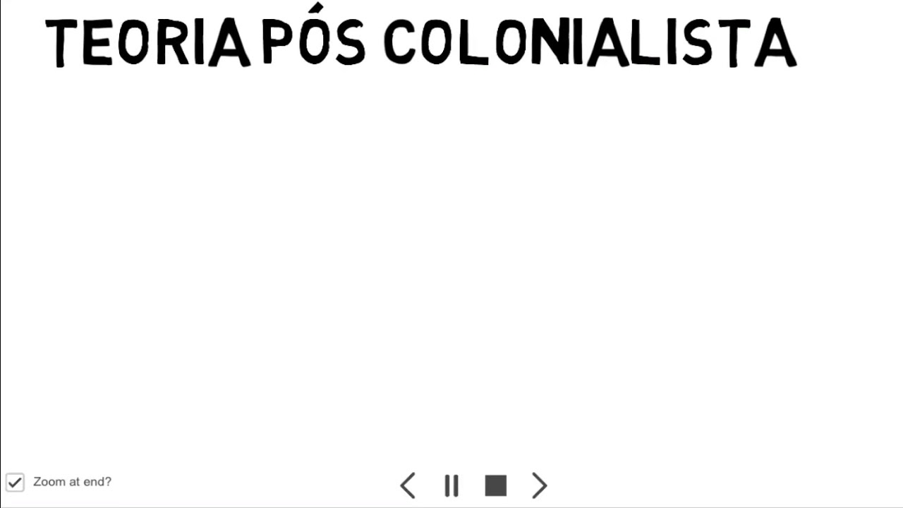 Teoria pós colonialista