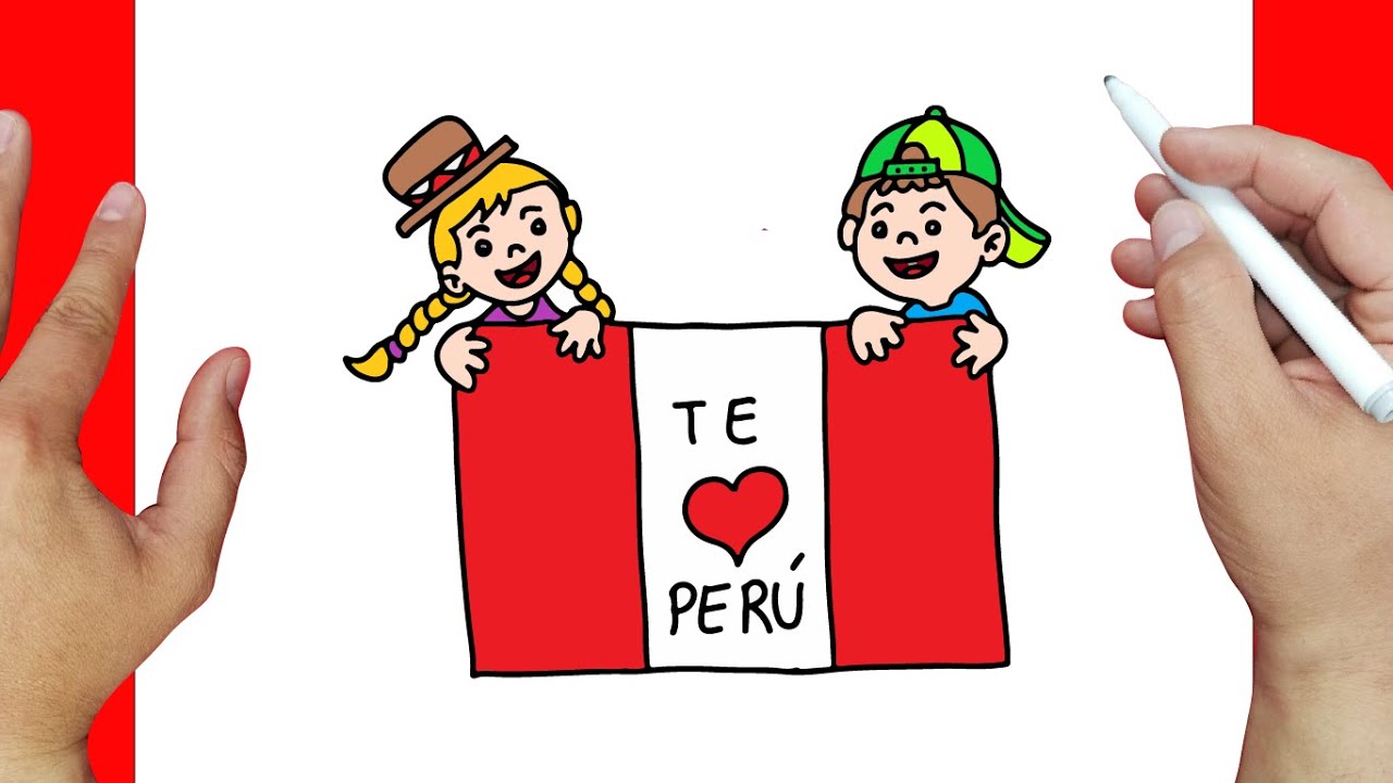 Drawing for Peru's Happy National Holidays | Easy Drawings