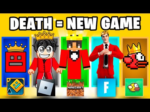 Minecraft, But If I Take Damage I Switch Games