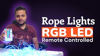 99Ft RGB LED Rope Lights: Vibrant, Remote-Controlled, Waterproof || The Unboxing Journey