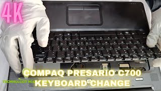 COMPAQ PRESARIO C700 KEYBOARD CHANGE | COMPAQ PRESARIO C700 KEYBOARD REPLACE
