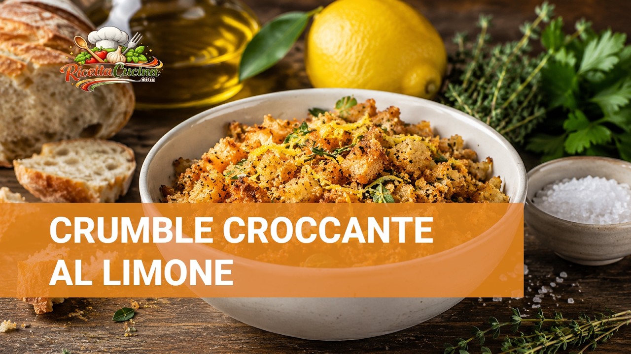 Anteprima video di Crumble Croccante al Limone