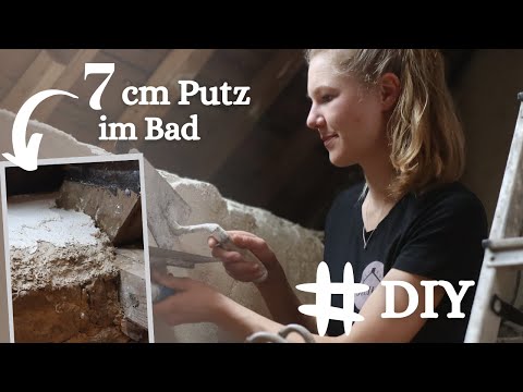 Je DICKER, desto BESSER: Kalk-Hanf-Putz im Badezimmer