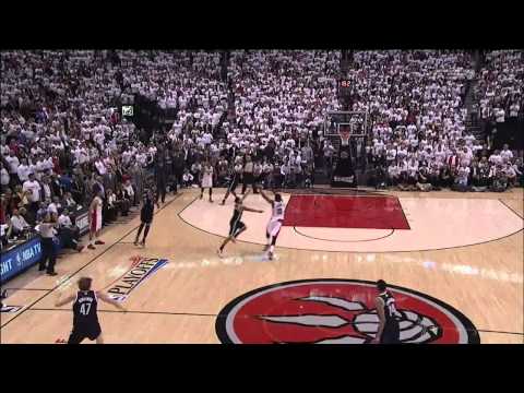 NBA, playoff 2014, Raptors vs. Nets, Round 1, Game 2, Move 64, Amir Johnson, dunk