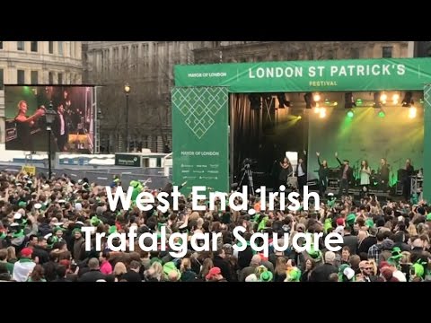 West End Irish Set at Trafalgar Square