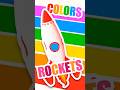 RED ROCKET ️ Titounis Colors Rockets Songsforkids Space Cosmos