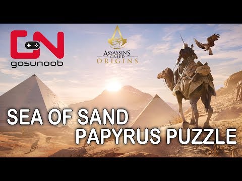 Assassin's Creed Origins Sea of Sand Papyrus Puzzle