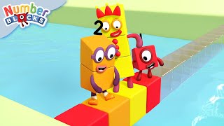 PALAIS DU DOMINO | Épisodes complets | 123 - Apprendre à Compter | ​Numberblocks en français
