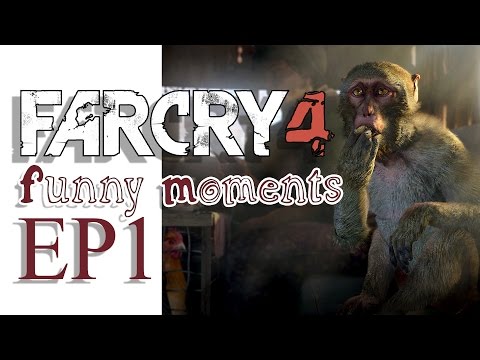 FARCRY 4 Funny Moments / Exploding Wolves, Bully Eagles, and Stunt Driving (EP 1)
