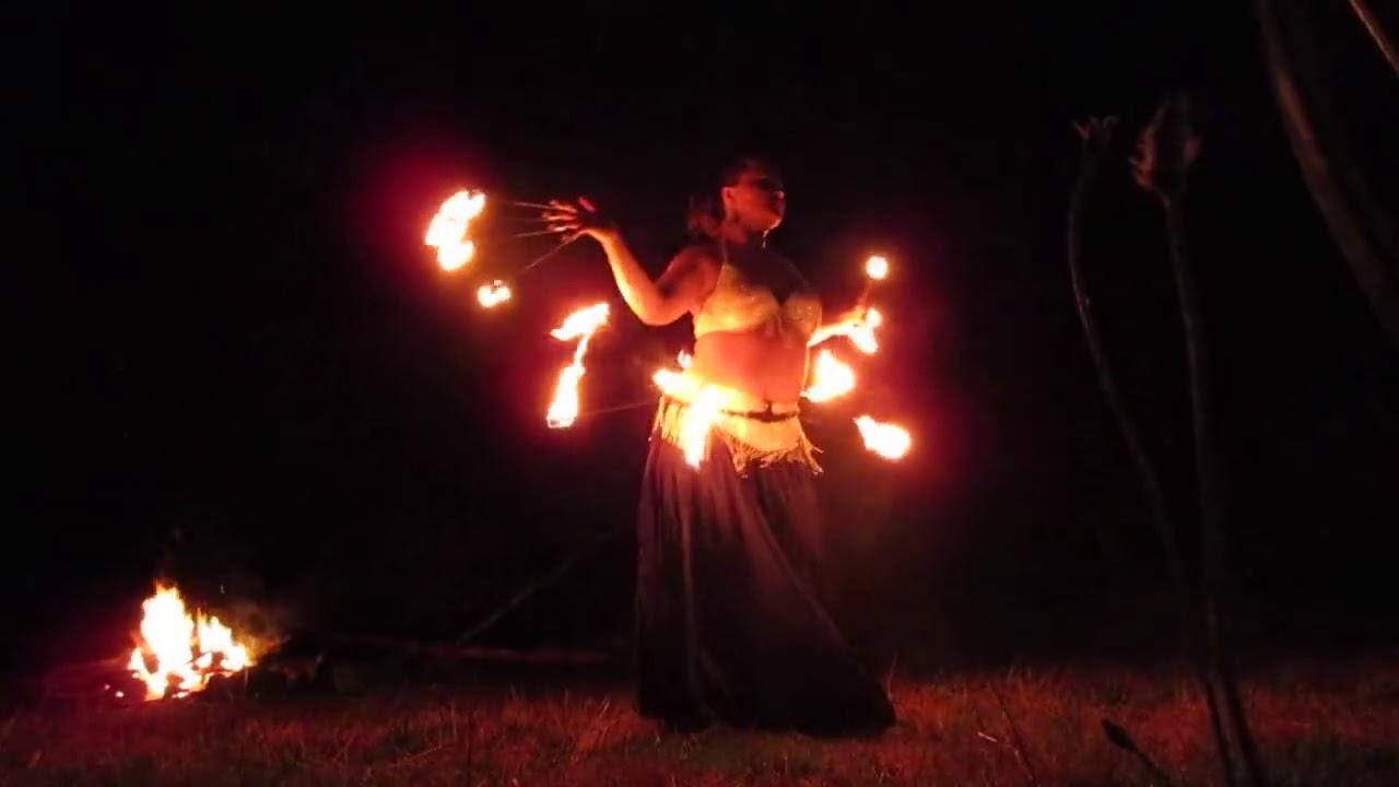 Promotional video thumbnail 8 for Fire Bellydancer Lorenda