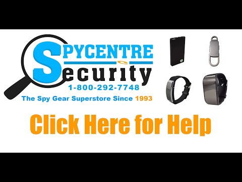 How To - Time & Date Setup for Worlds Thinnest, Wrist Band Mini, Spy Watch, Key Chain Spy Recorder