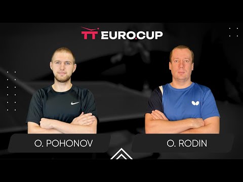 18:00 Oleksandr Pohonov - Oleksii Rodin 10.08.2025 TT Euro.Cup Ukraine Professional. TABLE 3