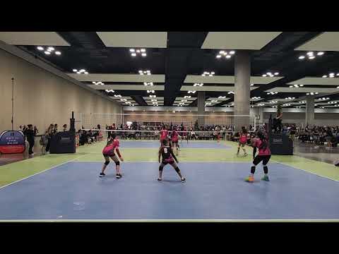Kroc vs Jammers blue 12u volleyball Set 1