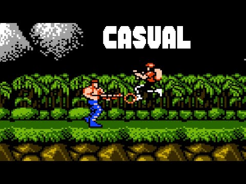 Casual Longplay: Contra (NES-NA version) full game session for 1 Player