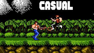 Casual Longplay: Contra (NES-NA version) full game session for 1 Player