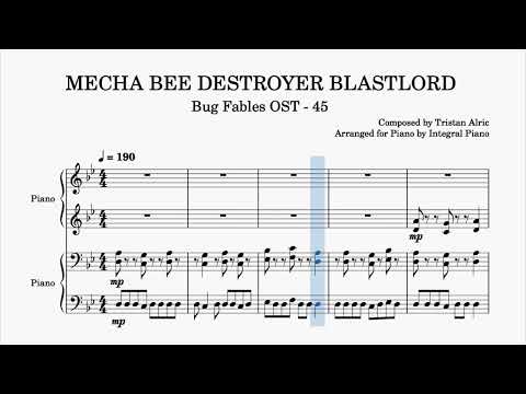 Bug Fables - MECHA BEE DESTROYER BLASTLORD | Piano Duet Sheets