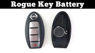 2019 - 2022 Nissan Rogue Remote Key Fob Battery Replacement - How To Change Remove Replace Batteries
