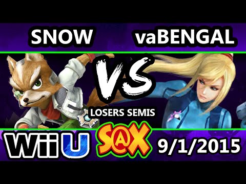 S@X 113 - Snow (Fox) Vs. sN | Va Bengals (ZSS) SSB4 Loser Semis - Smash Wii U - Smash 4