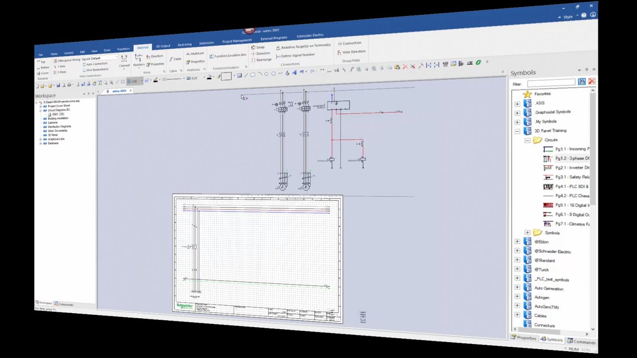 See Electrical V8R3 Enhanced Zoom Extents