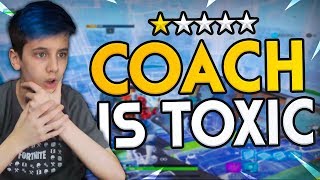 This Fortnite Coach is beyond Toxic..