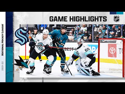 Kraken @ Sharks 12/14/21 | NHL Highlights