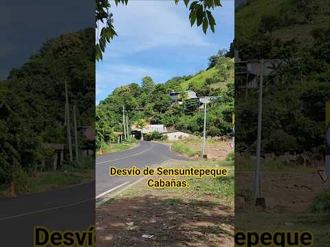 Desvío de Sensuntepeque, Cabañas #shortvideo #elsalvador