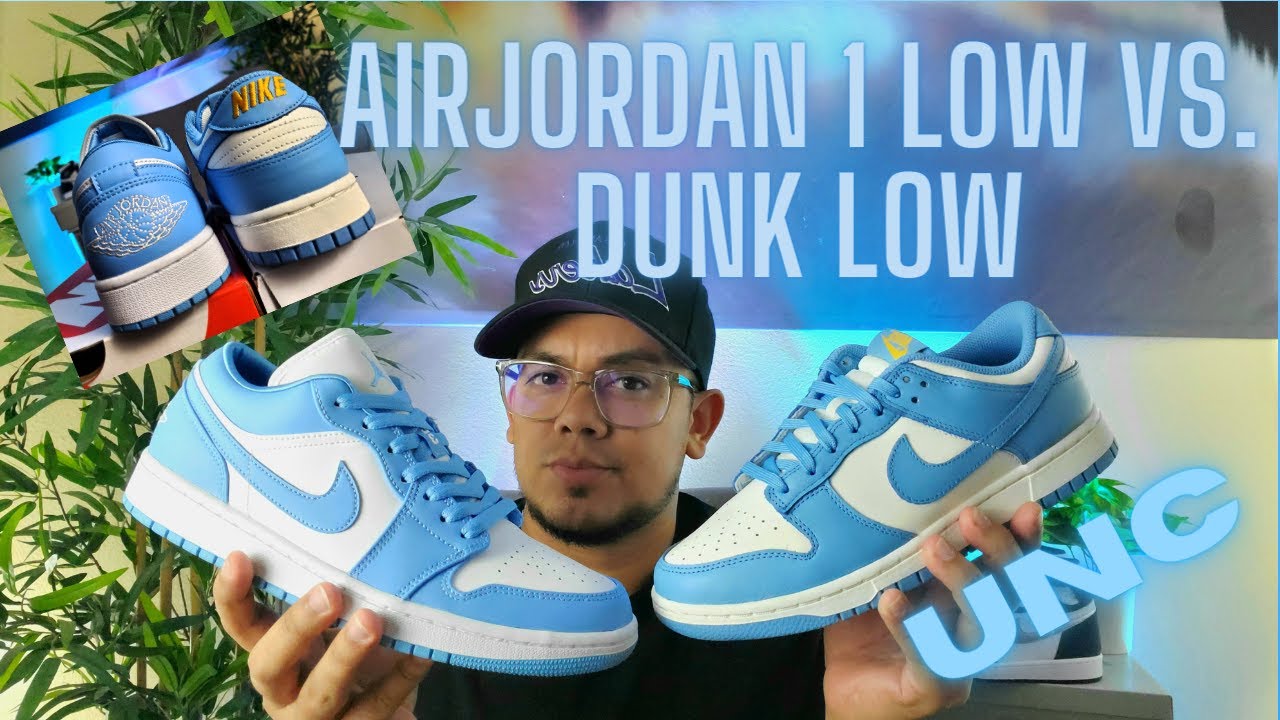 UNC AJ1 LOW VS. DUNK LOW. WHICH ONE IS BETTER?