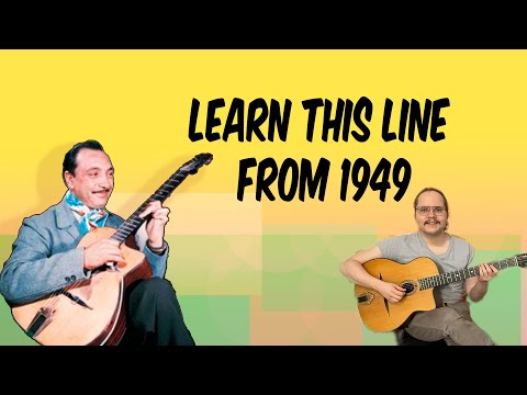 Django’s favourite lick? (On 1949) // Gypsy jazz guitar lesson //