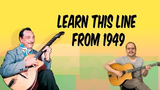 Build jazz lines with this idea based on a line from Django Reinhardt