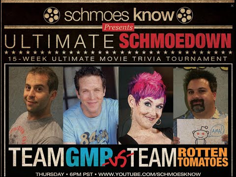 Team GMP vs Team Rotten Tomatoes (Round 1 Teams Ultimate Schmoedown) | Movie Trivia Schmoedown