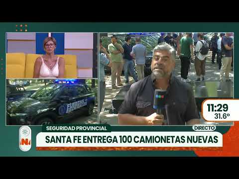 Santa Fe entrega 100 patrulleros nuevos ► TELEFE ROSARIO