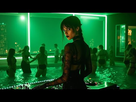 Hypnotic Dark Waves | Midnight Pool Flow on the 20th Floor