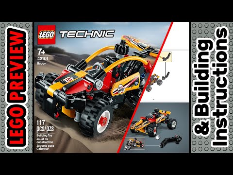 PREVIEW: 42101, LEGO TECHNIC, Buggy​ & Building Instructions! LEGO 2020