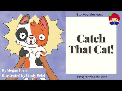 Catch That Cat - Read along animated picture book with English subtitles #kindness #empathy