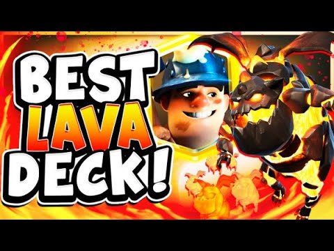 TOP LADDER with BEST LAVA MINER DECK in the META! - CLASH ROYALE