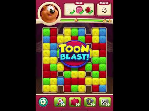 TOON BLAST Levels 3658 - 3664 [No Boosters]