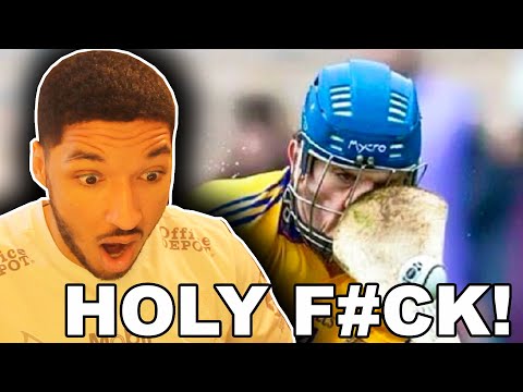 American FIRST REACTION to IRISH HURLING - THE FASTEST GAME ON GRASS